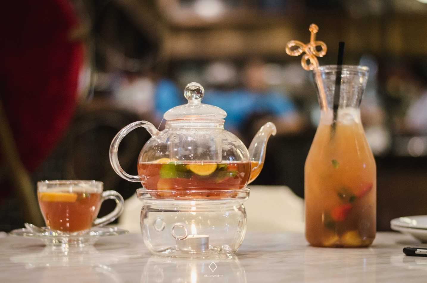 Silly Epiphany Check out their famed Fresh Fruit Tea.